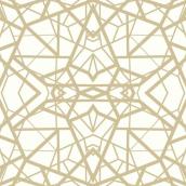 RoomMates Wallpaper 28.18-sq ft Shatter Geometric Gold Peel and Stick