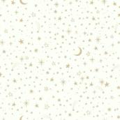 RoomMates Wallpaper 28.18-sq ft Twinkle Star Gold Peel and Stick