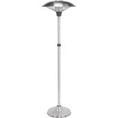 Chauffe patio électrique en inox 750/1500W