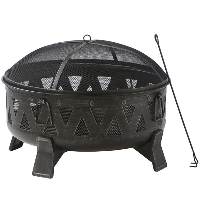 Fire Pit Antique Steel Wood Burning, Garden Treasures Fire Pit Replacement Parts