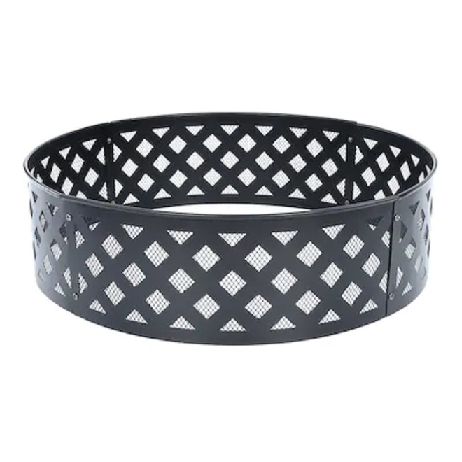 Style Selections Lattice Fire Ring - 30-in