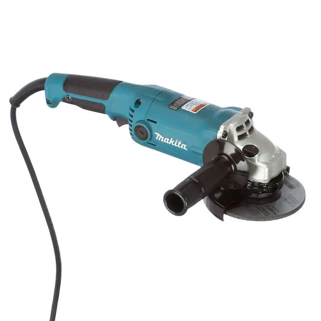 Makita 5-in 10.5-Amp Motor 11000 RPM Removable Side Handle Corded Angle Grinder