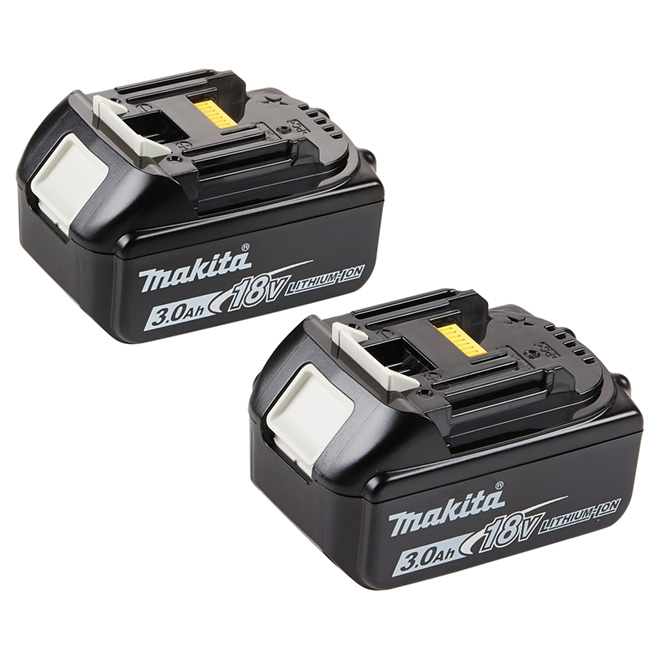 Makita 18-Volt LXT Lithium Ion Batteries - 3-AH - 2 per Pack