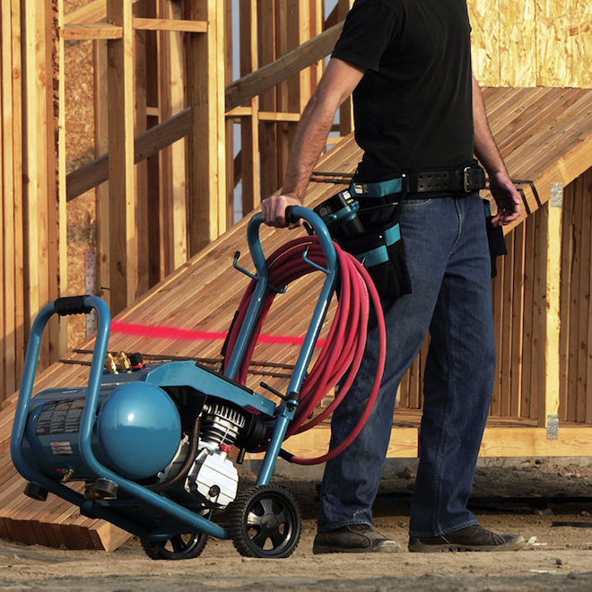 Makita 3-HP Electric 5.2-gal. Teal Air Compressor