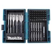 Makita 71-Piece Drilling and Driving Bit Set - Steel - Hard Protective Case - Assorted Bits