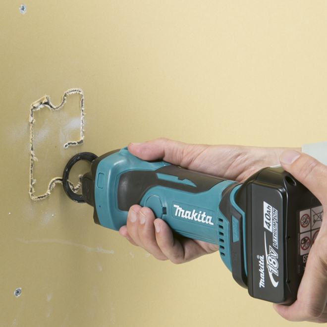 Cordless Drywall Cut-Out Tool- 1/8" and 1/4" - 18 V - Bare Tool (battery not included)