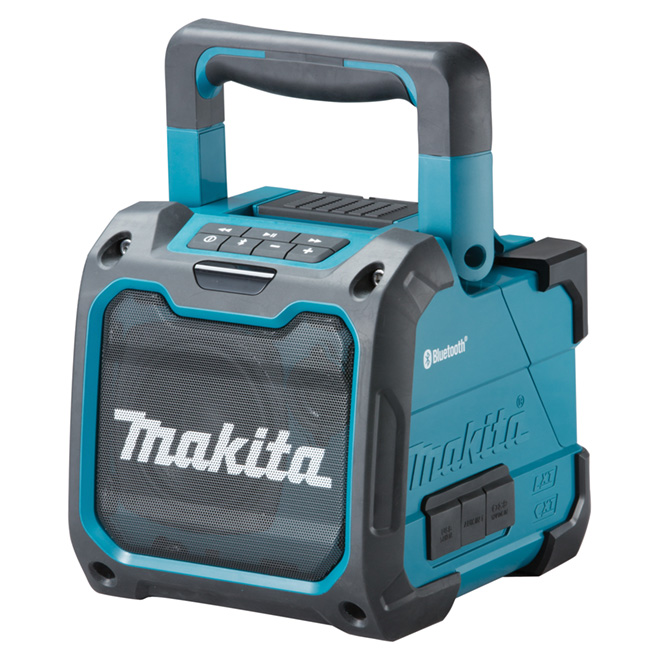 Makita Bluetooth Connectivity 32-Hour Runtime Weather and Water Resistant Jobsite Speaker
