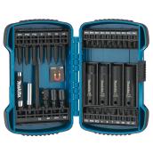 Makita Driver Bit and Socket Set - 38 Pieces - Assorted Types - Steel