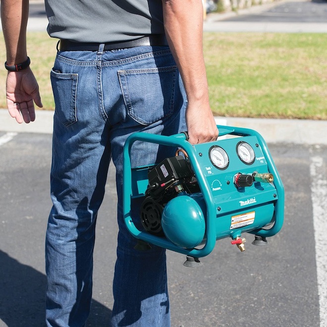 Compresseur d'air optimal 1 hp Makita électrique, 1 gal