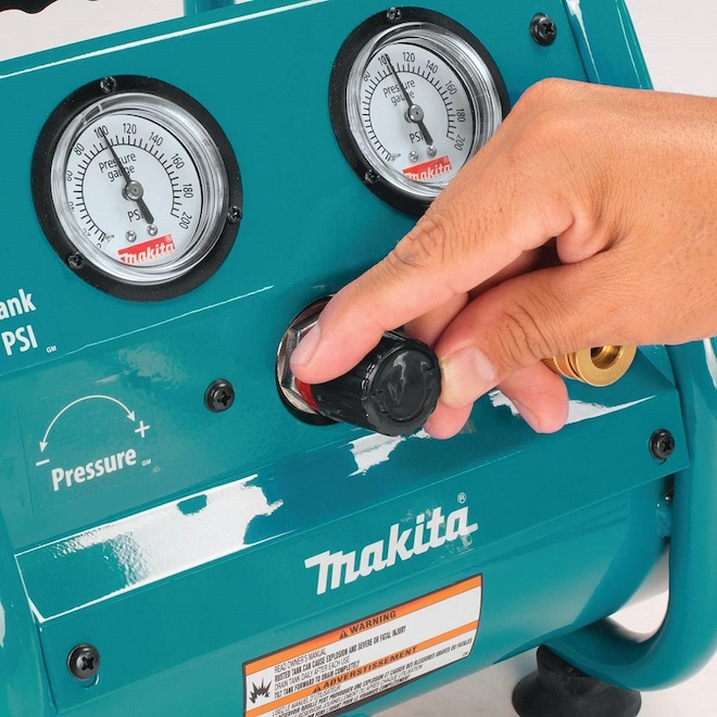 Compresseur d'air optimal 1 hp Makita électrique, 1 gal