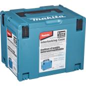 Makita Interlocking Case - Plastic - Extra-Large - Teal and Black - 12 1/2-in x 15 1/2-in x 11 5/8-in