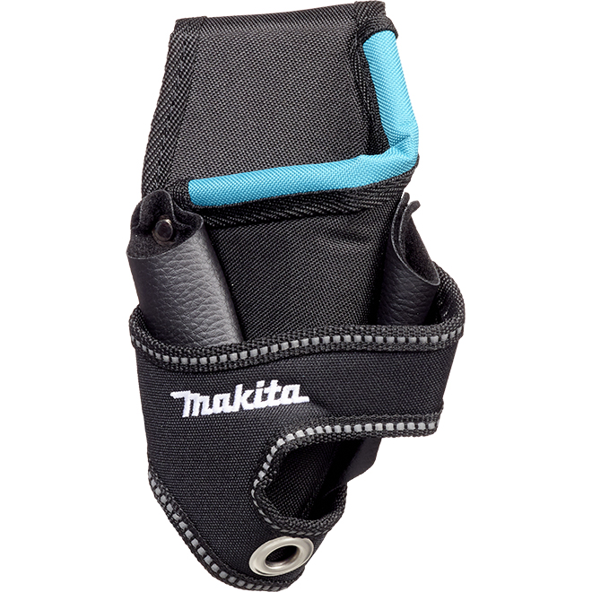 Porte-couteau et outils Makita, noir et sarcelle, polyester