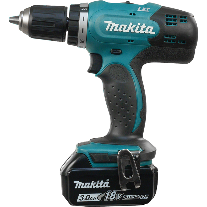 Perceuse sans fil 1/2 po LXT Makita 18 V à batteries ions lithium avec chargeur et sac