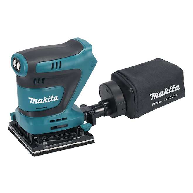 Makita  18 V LXT Cordless Brushless Finishing Sander - 1/4 Sheet - Bare Tool Only