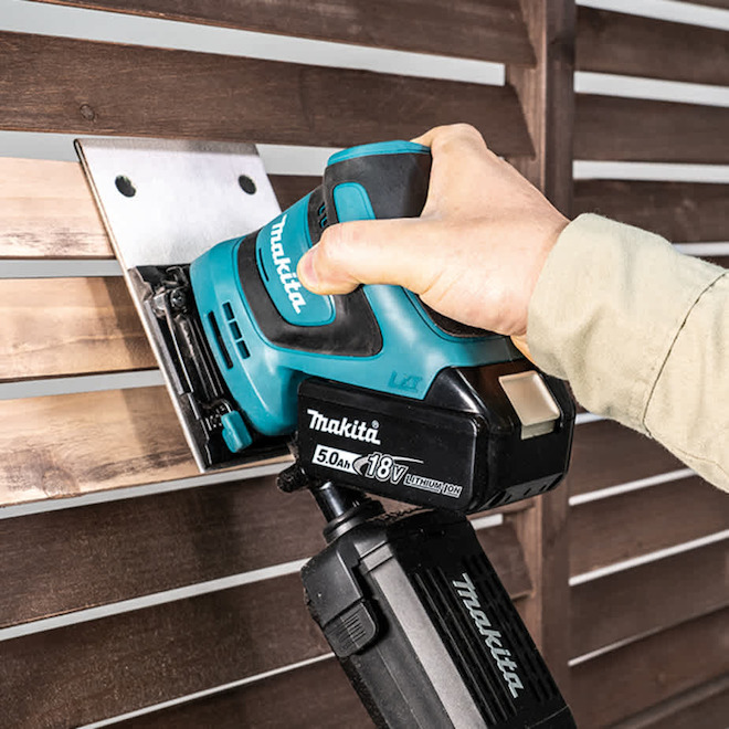 Makita  18 V LXT Cordless Brushless Finishing Sander - 1/4 Sheet - Bare Tool Only