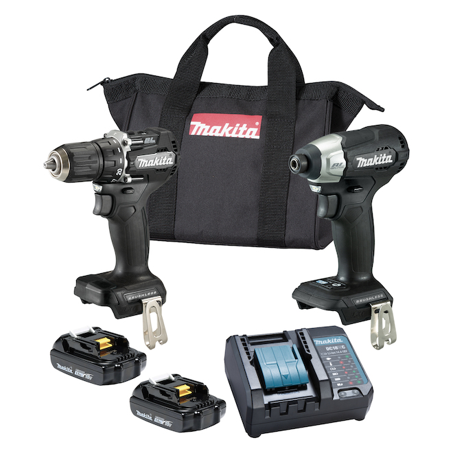 Makita Sub-Compact Combo Kit 18V Brushless - 2 Tools