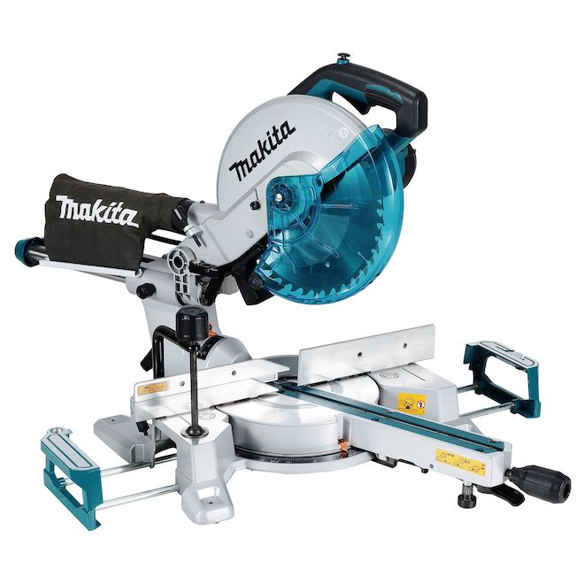 Makita Compound Mitre Saw 10-in Sliding with LED and Cut Line Guide