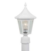 Snoc Elegant Post Lantern - 1 Light - White