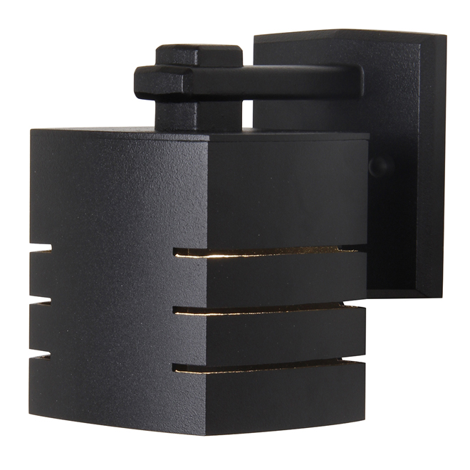 Snoc Outdoor LED Wall Sconce - 7 W - 7-in x 5-in - Black