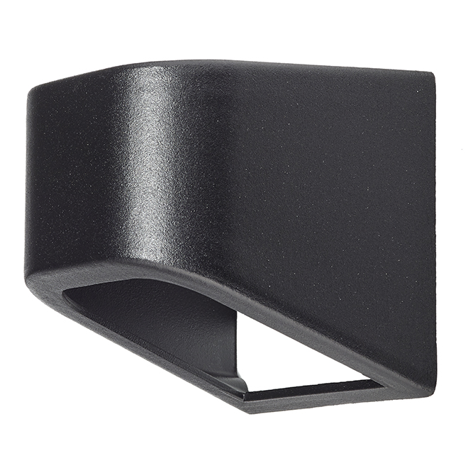 Snoc Outdoor LED Black Wall Sconce - 7 W - 5-in - Aluminum