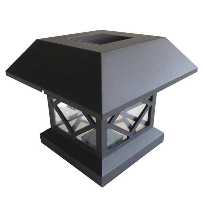 Harbor Breeze 4-Pack 5.91-in Plastic LED Solar Light for Post