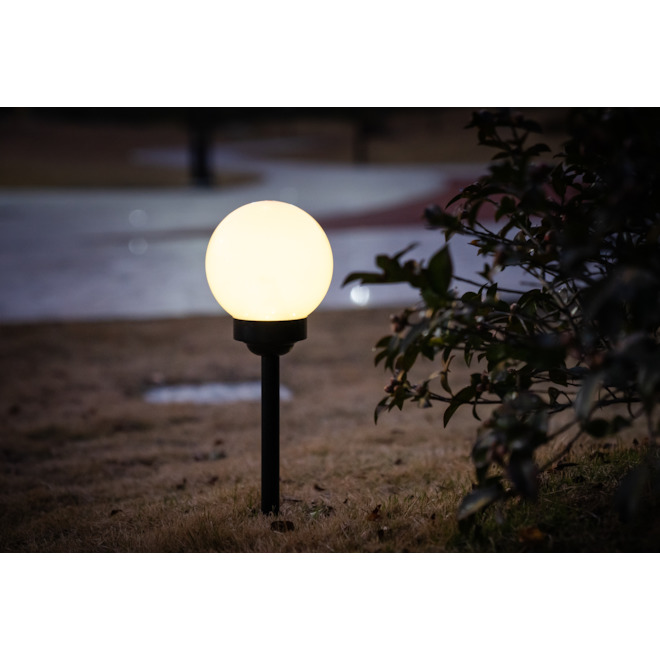 Harbor Breeze Solar Landscape Light Ball Stake Plastic 5.91 in