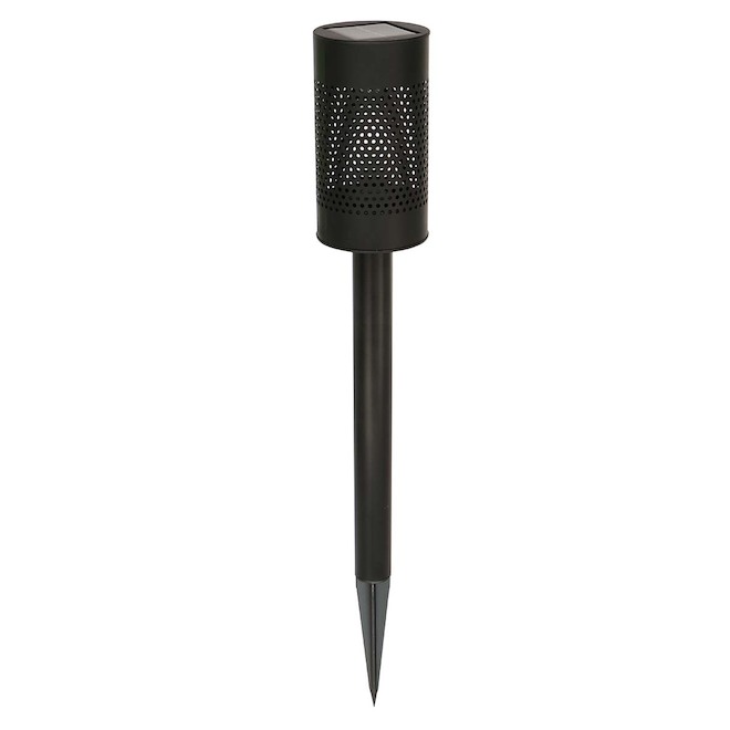 Solar Path Light - Metal 3.43-in Black