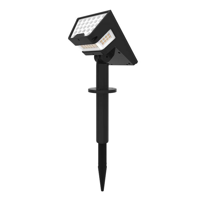 Landon & Co. Solar Spotlight with Plastic Spike - 12-in