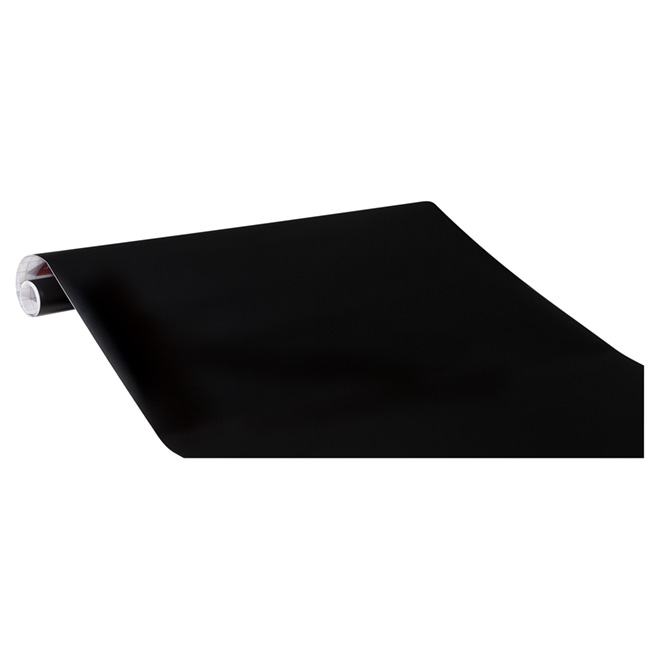 Vinyle autocollant décoratif, 18x78, noir mat