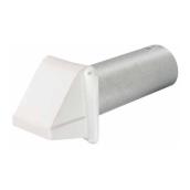 Évent en plastique 4 po x 12 po - Blanc