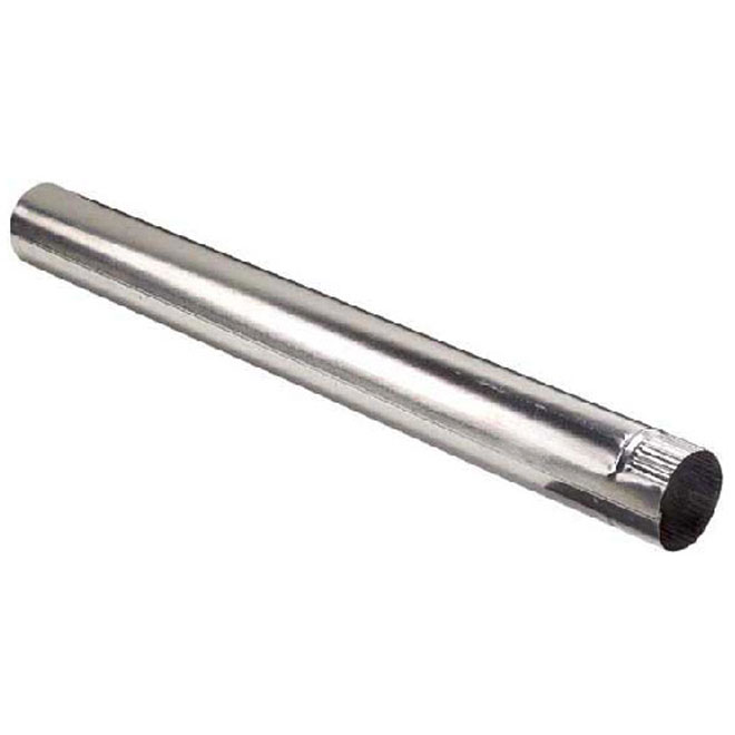 IMPERIAL 4" Diameter Rigid Aluminum Pipe, 24" Long VT0032 RONA