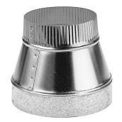 Réducteur en acier galvanisé de 8" à 6" de diamètre