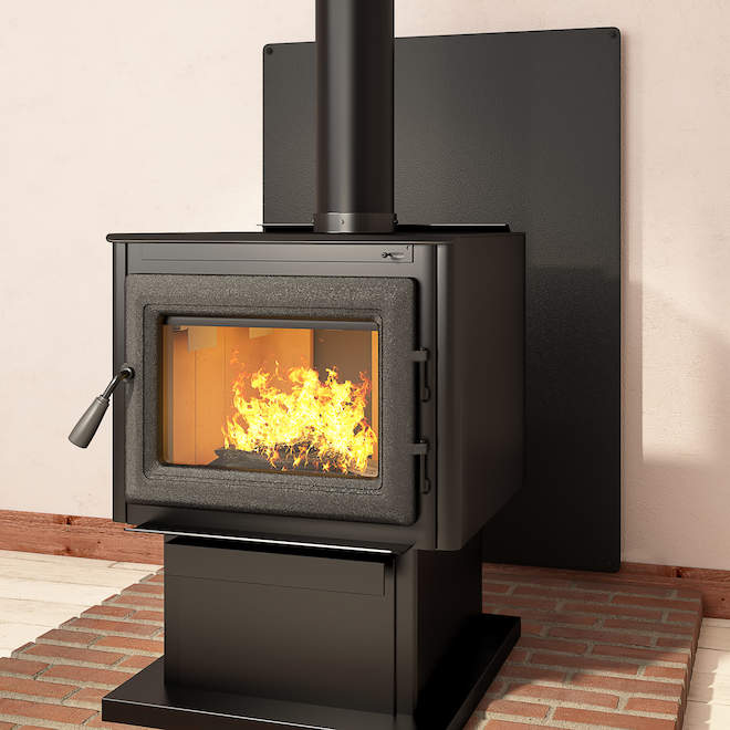 Imperial 36-in W x 52-in H Black Pebble Finish Steel Stove Board