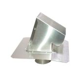 Capuchon d'évent de toiture circulaire en aluminium de 4