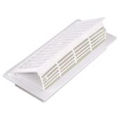 Imperial Pop-Up Louvered Polystyrene Register - White - Rust Proof and Scratch Resistant - 4-in H x 10-in W