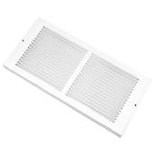Imperial Baseboard Return Air Grille - Steel - White - 14-in W x 8-in H