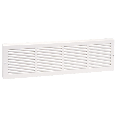 Imperial Baseboard Return Air Grille - Steel - White - 30-in W x 8