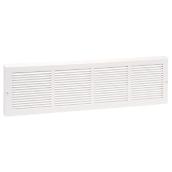 Imperial Baseboard Return Air Grille - Steel - White - 30-in W x 8-in H