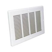 Imperial Sidewall Return Air Grille - Polystyrene - White - 12-in W x 6-in H