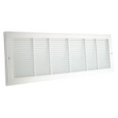 Imperial Sidewall Return Air Grille - Polystyrene - White - 18-in W x 6-in H