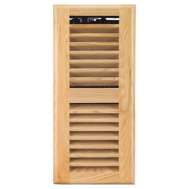 Imperial Tradition Wood Floor Registers - Light Oak - Polystyrene Rust Proof Body - 4-in H x 10-in W