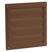 IMPERIAL Louvered Vent Cap 6-in Brown