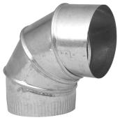 Coude en acier galvanisé de 5" de diamètre à angle 0° à 90°