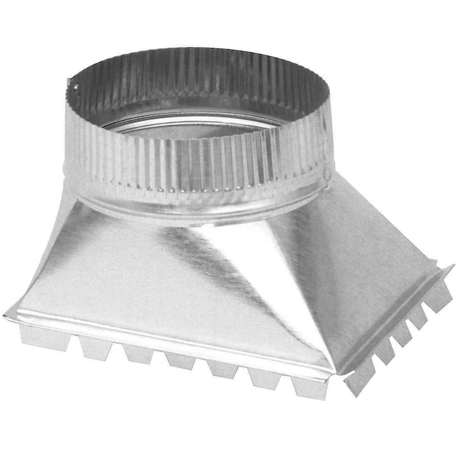 Imperial 4-in x 4-in Galvanized Steel Side Duct Take-Off GVL0218