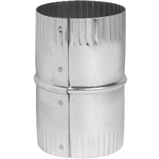 Imperial 3-in dia Crimped Galvanized Steel Flexible Duct Connector