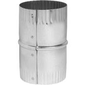 Imperial 4-in dia Crimped Galvanized Steel Flexible Duct Connector