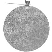 Amortisseur rond avec clé Impérial en acier galvanisé de 5 po de diamètre
