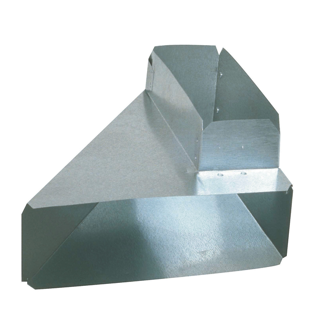 Imperial Galvanized Steel Reverse Left Elbwo 3.25-in x 10-in