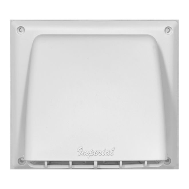 IMPERIAL Preferred 4-in Plastic Hood with Pest Guard Dryer Vent Cap