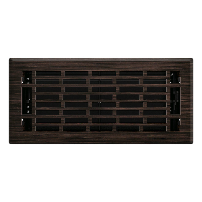 Imperial Collection 1 Pack Bronze Floor Register Duct Opening 4 In X   12245488 L 